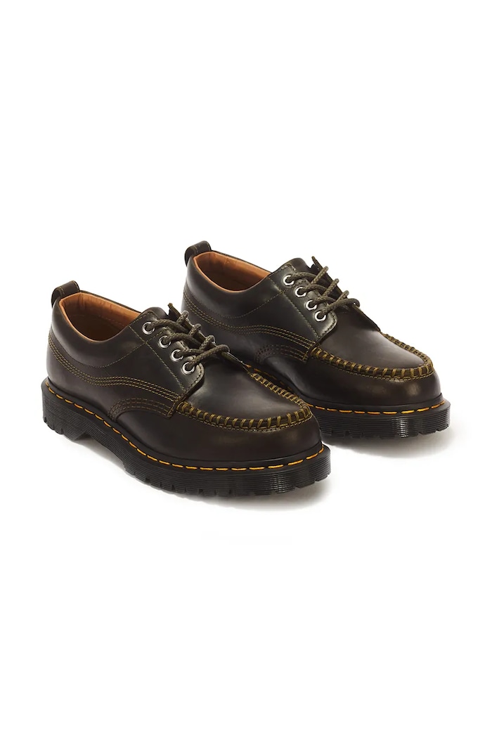Dr. Martens Mokasyny skórzane Lowell DM43321300 zielony AW26