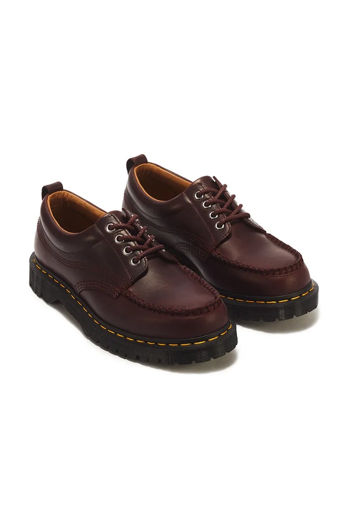 Dr. Martens Mokasyny skórzane Lowell DM43321200 brązowy AW26