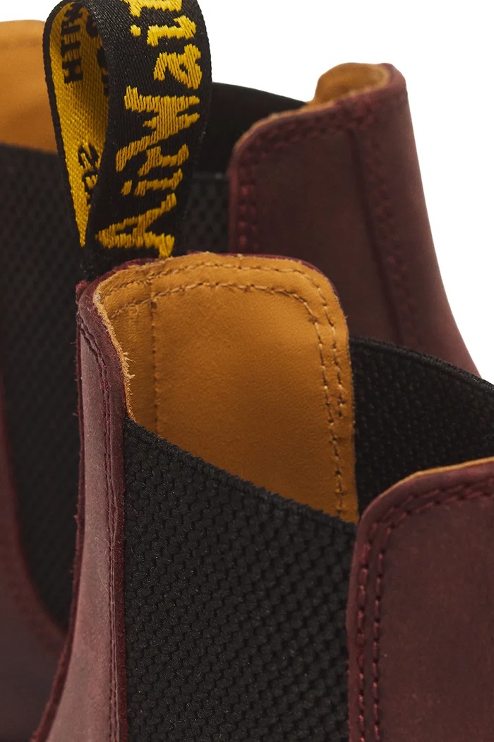 Sztyblety skórzane 2976 YS Dr. Martens bordowy DM27486600