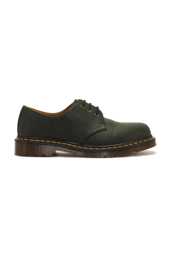 Dr. Martens półbuty skórzane 1461 zielony DM11838300