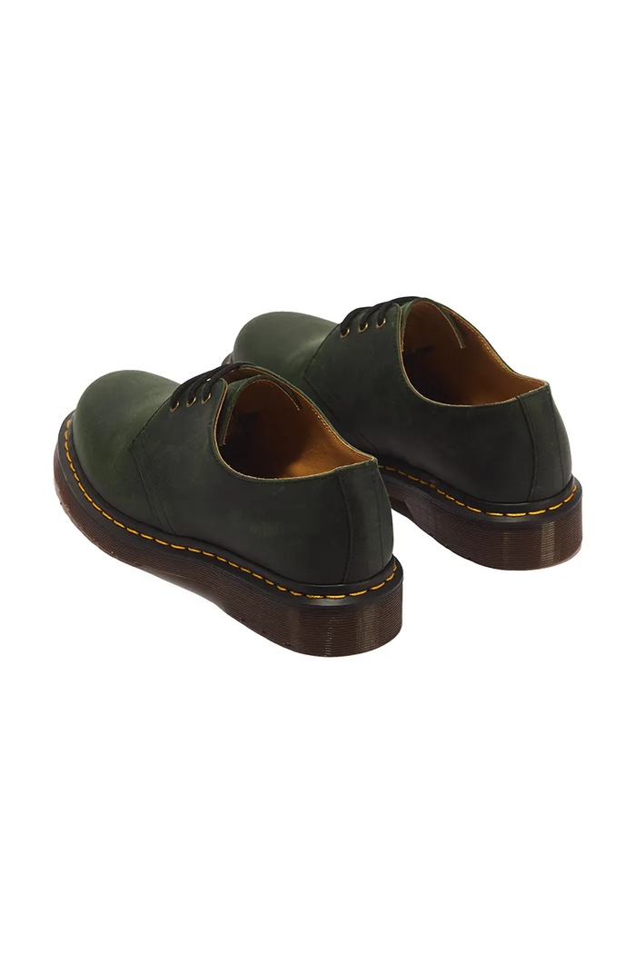 Obuwie Dr. Martens półbuty skórzane 1461 DM11838300 zielony