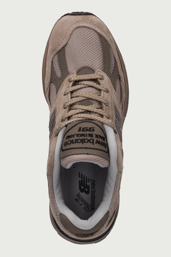 Made in UK tenisice New Balance U991WL2 smeđa