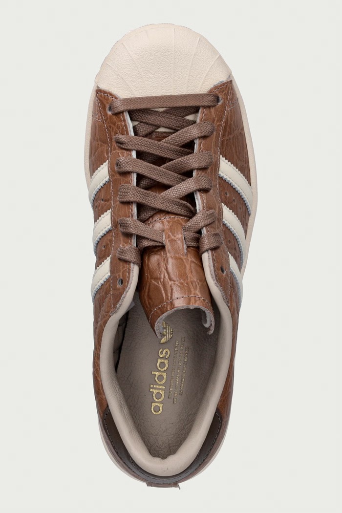 Superstar Vintage sneakersy adidas Originals KJ7465 brązowy