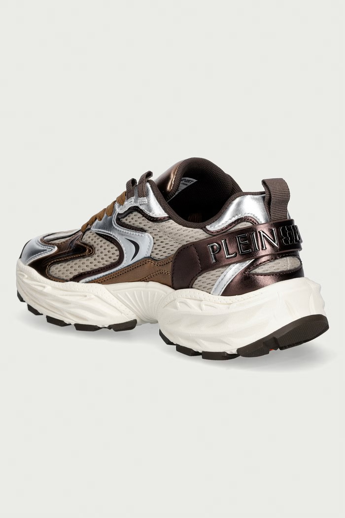 Παπούτσια Plein Sport Pulse X 2.0 sneakers USC1044.STE003N.44 καφέ