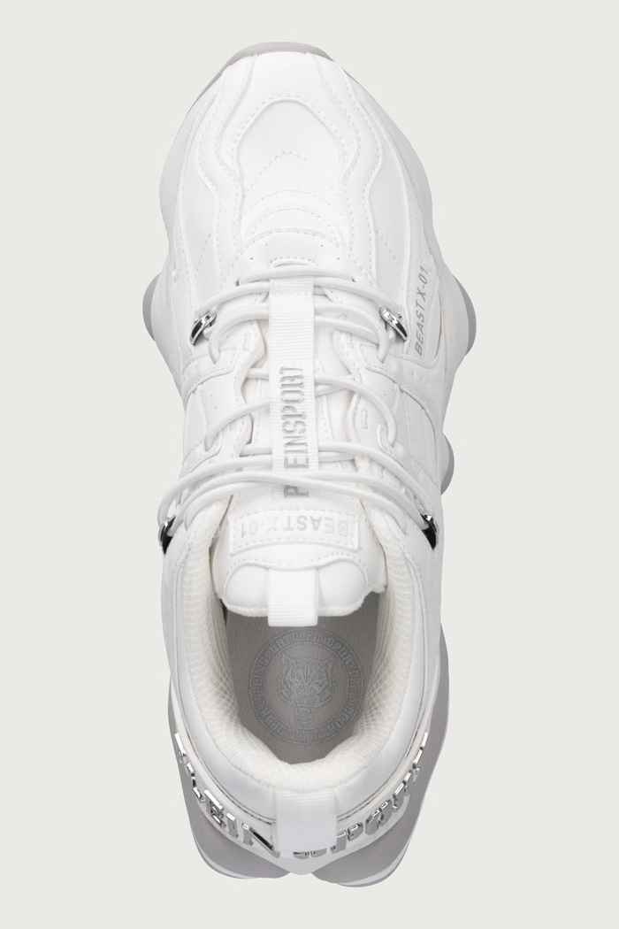 Beast X-01 2.0 tenisice za muškarce Plein Sport USC1042.STE003N.01 bijela