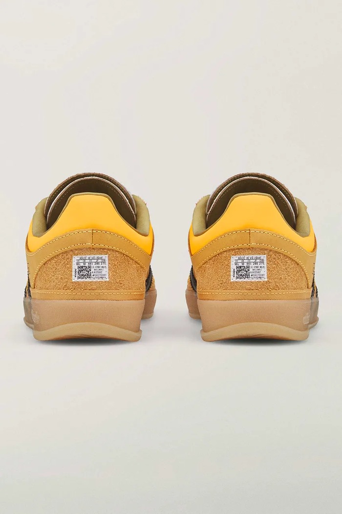Obuwie adidas Originals Gazelle x Bad Bunny sneakersy skórzane KI2592 żółty