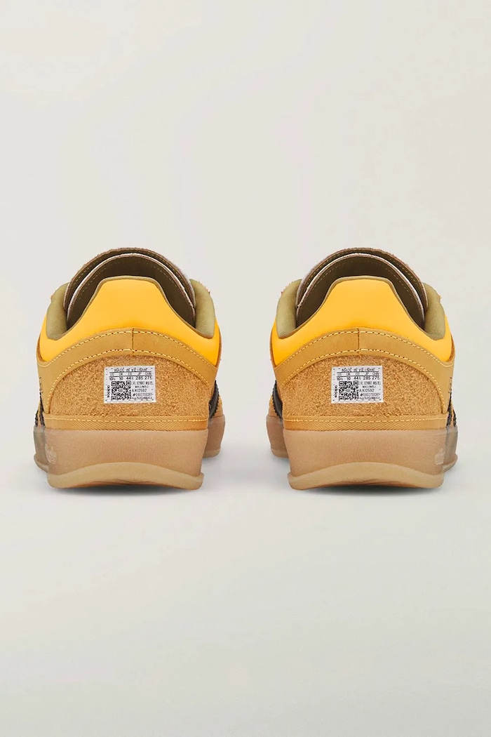 Obuwie adidas Originals Gazelle x Bad Bunny sneakersy skórzane KI2592 żółty