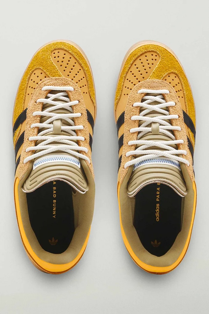 Gazelle x Bad Bunny sneakersy skórzane adidas Originals KI2592 żółty