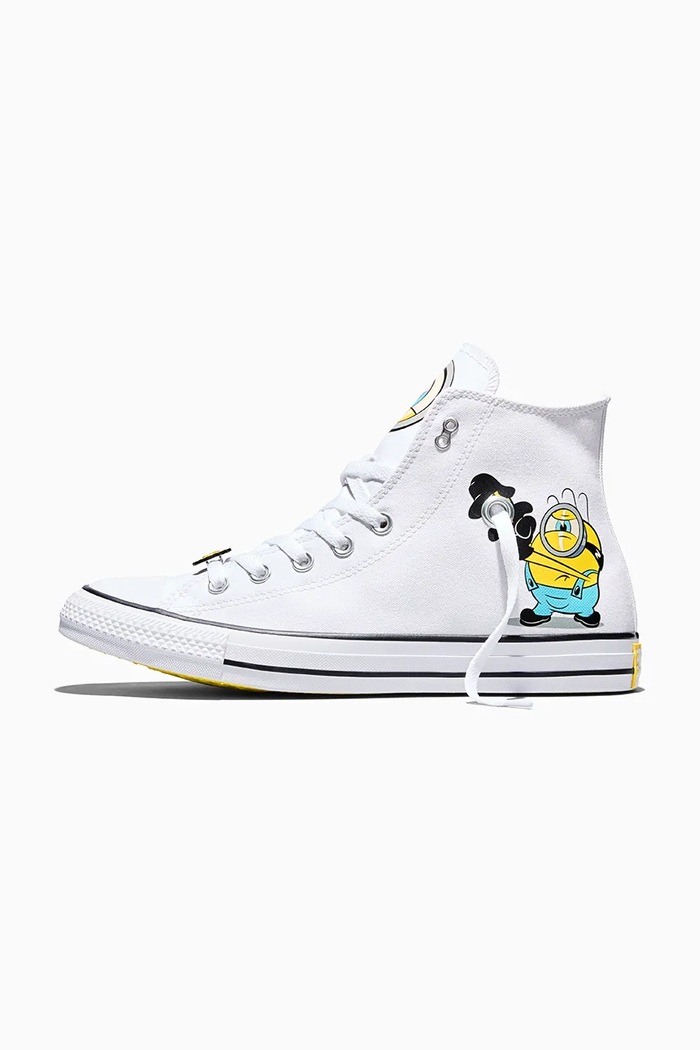 Obuwie Converse x Minions Chuck Taylor All Star trampki A21403C biały