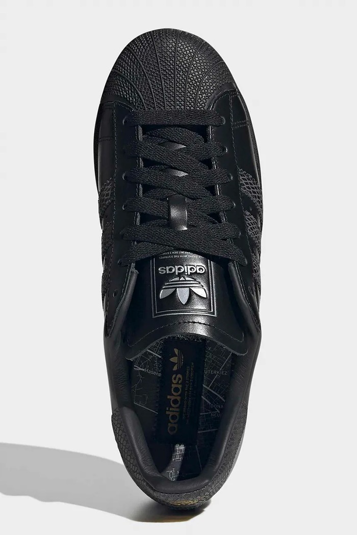 Superstar II Berlin sneakers kožené adidas Originals LB5476 čierna