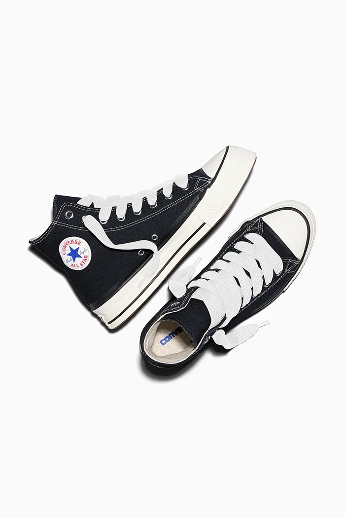 Chuck Taylor Throwback HI πάνινα Converse μαύρο A19079C