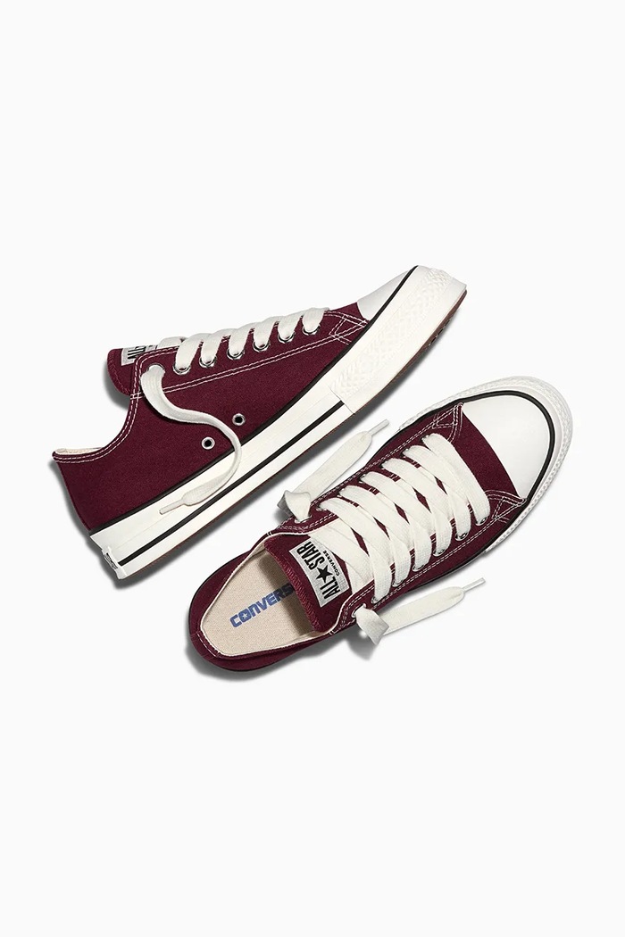Converse Chuck Taylor Throwback OX πάνινα sneakers μπορντό A20073C