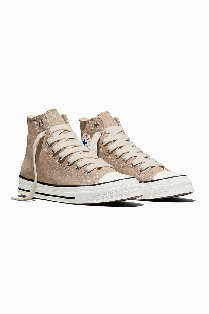 Converse Chuck Taylor Throwback HI πάνινα A18105C μπεζ AW26