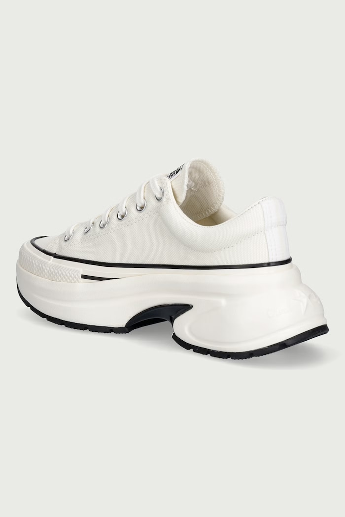 Παπούτσια Converse Run Star Crush OX πάνινα sneakers χαμηλά με πλατφόρμα A19266C λευκό