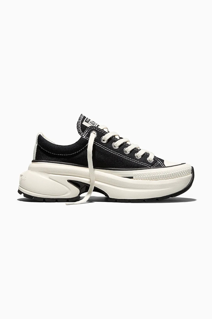 Converse Run Star Crush OX sneakers da tennista nero A18465C