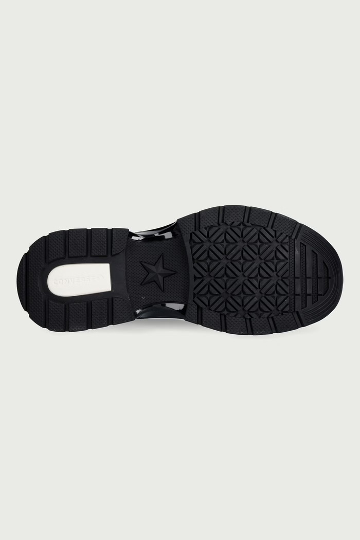 Run Star Crush OX πάνινα sneakers χαμηλά με πλατφόρμα Converse μαύρο A18465C