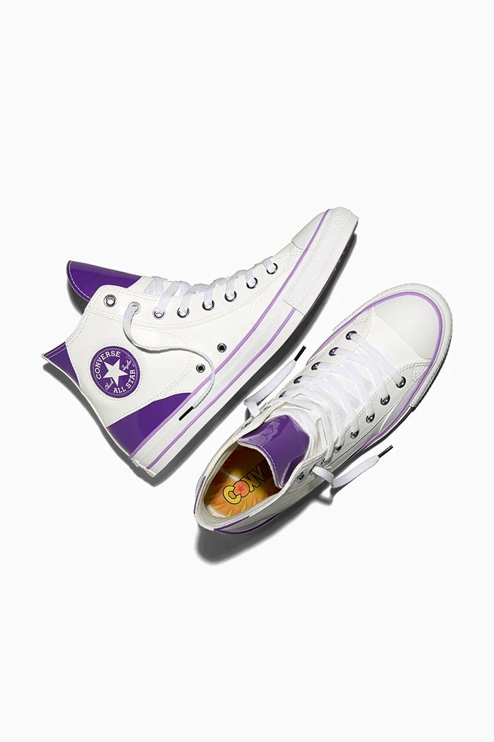 X Dragon Ball Chuck Taylor All Star HI πάνινα Converse A21844C λευκό