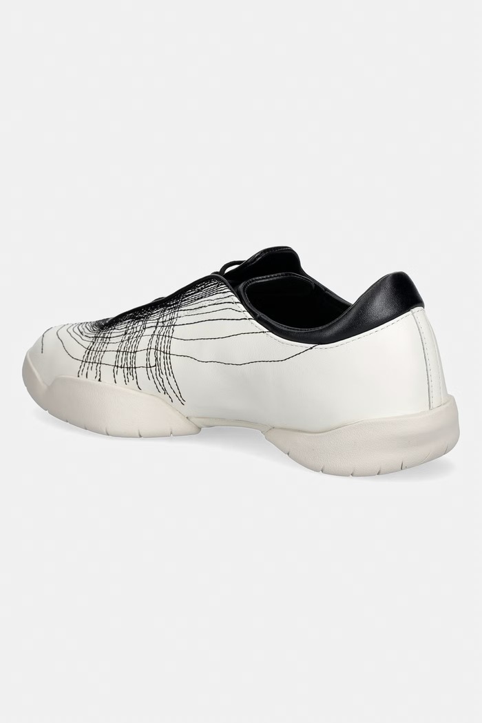 Obuwie Y-3 REGU EMBROIDERY sneakersy skórzane KI7813 beżowy