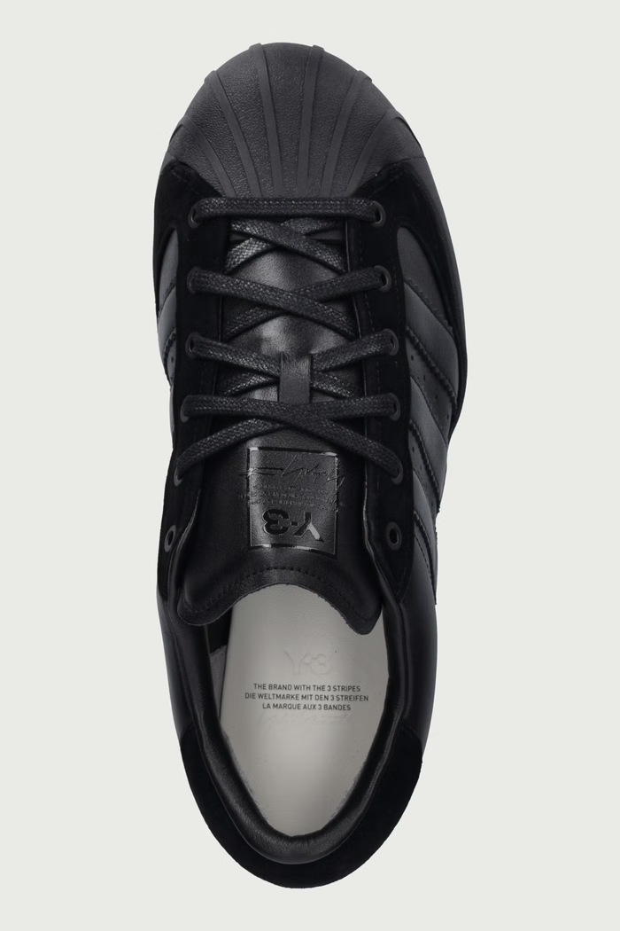 SUPERSTAR 3G sneakersy męskie skórzane Y-3 KI4456 czarny