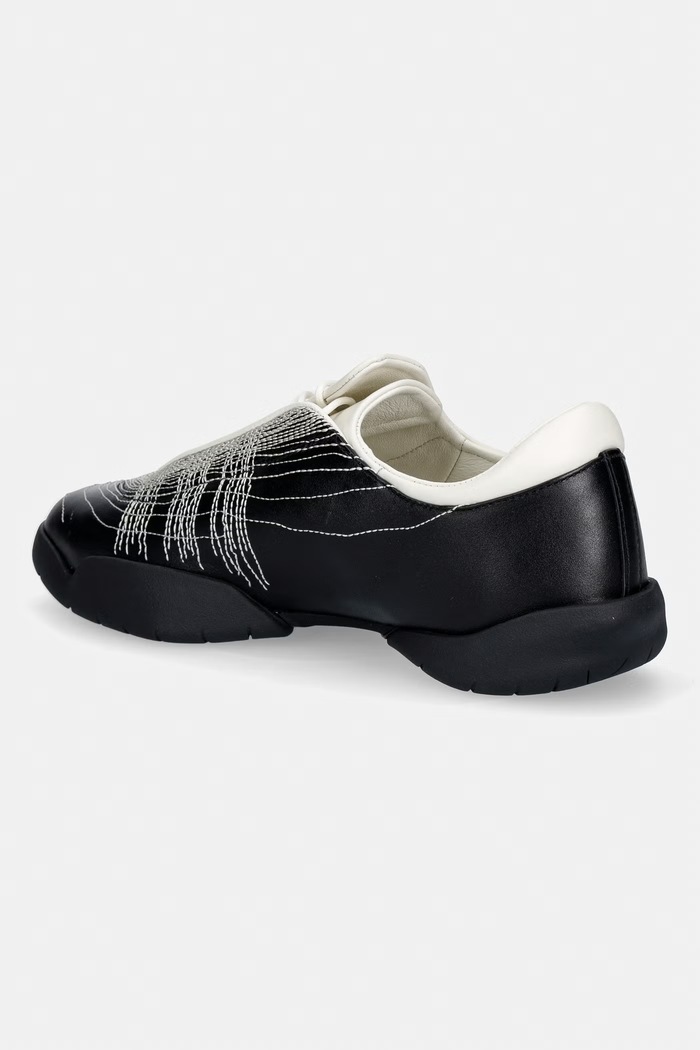 Obuwie Y-3 REGU EMBROIDERY sneakersy skórzane KH9347 czarny