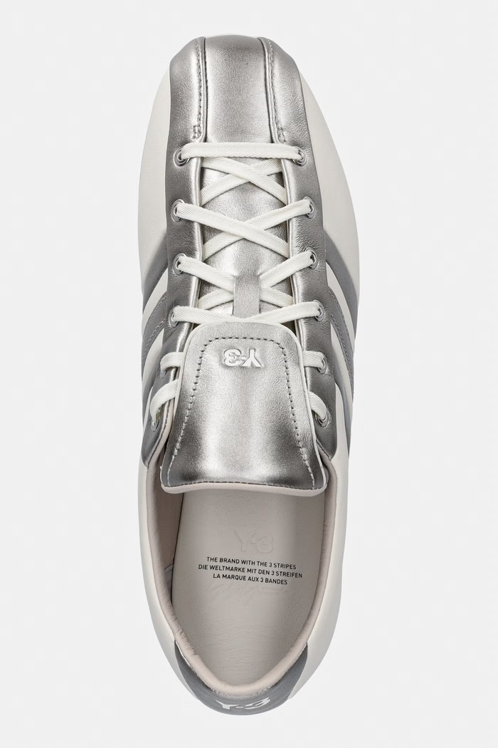 Y-3 FIELD sneakersy skórzane beżowy KH7274