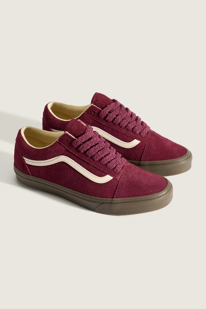 Vans Old Skool tenisówki zamszowe bordowy VN000Z904QU1