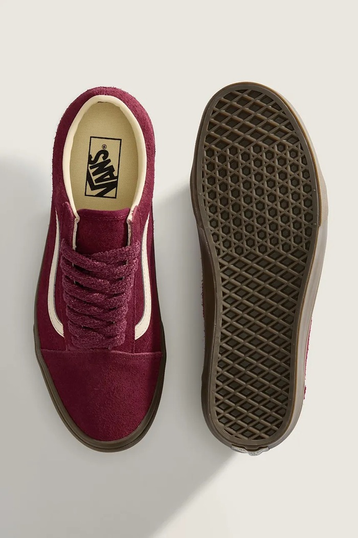 Old Skool πάνινα sneakers σουέτ Vans VN000Z904QU1 μπορντό