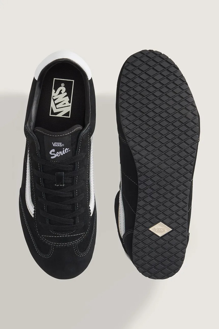 Vans Super Lowpro sneakers σουέτ μαύρο VN000Z2ZBA21