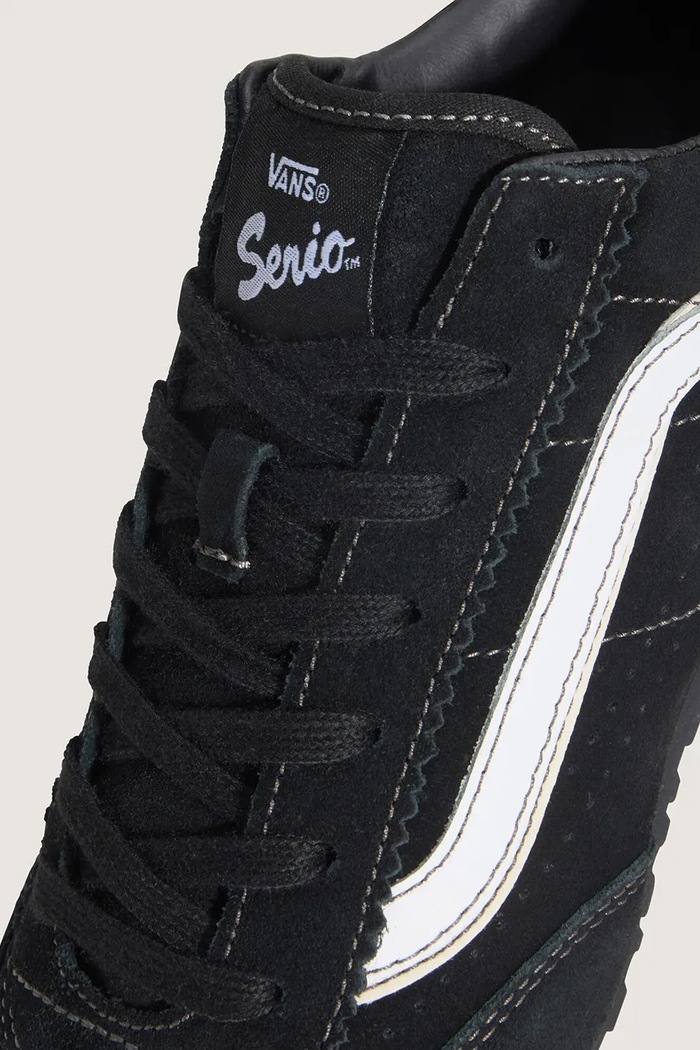 Vans Super Lowpro sneakers σουέτ VN000Z2ZBA21 μαύρο