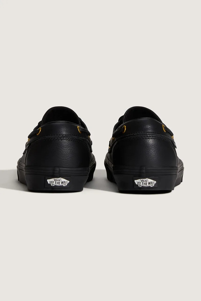 Obuv Vans 2-Eyelet Boat Shoe tenisky kožené VN000Z11CJK1 čierna