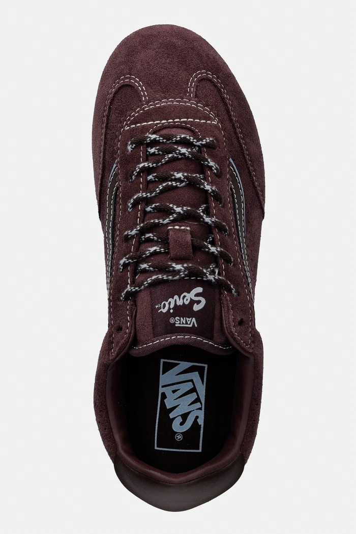 Vans Super Lowpro sneakersy zamszowe bordowy VN000D8TGRB1