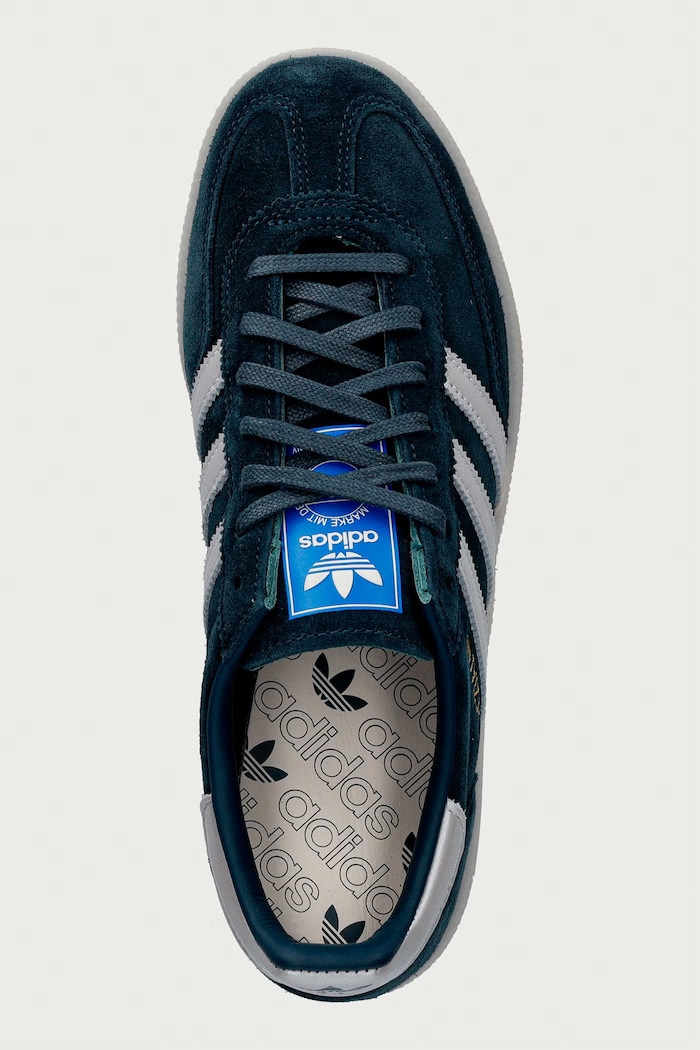 Handball Spezial Mig sneakersy skórzane adidas Originals KK4953 niebieski