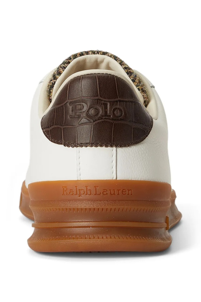 Hrt Crt III tenisice za muškarce od kože Polo Ralph Lauren 809P15746001.101 bijela