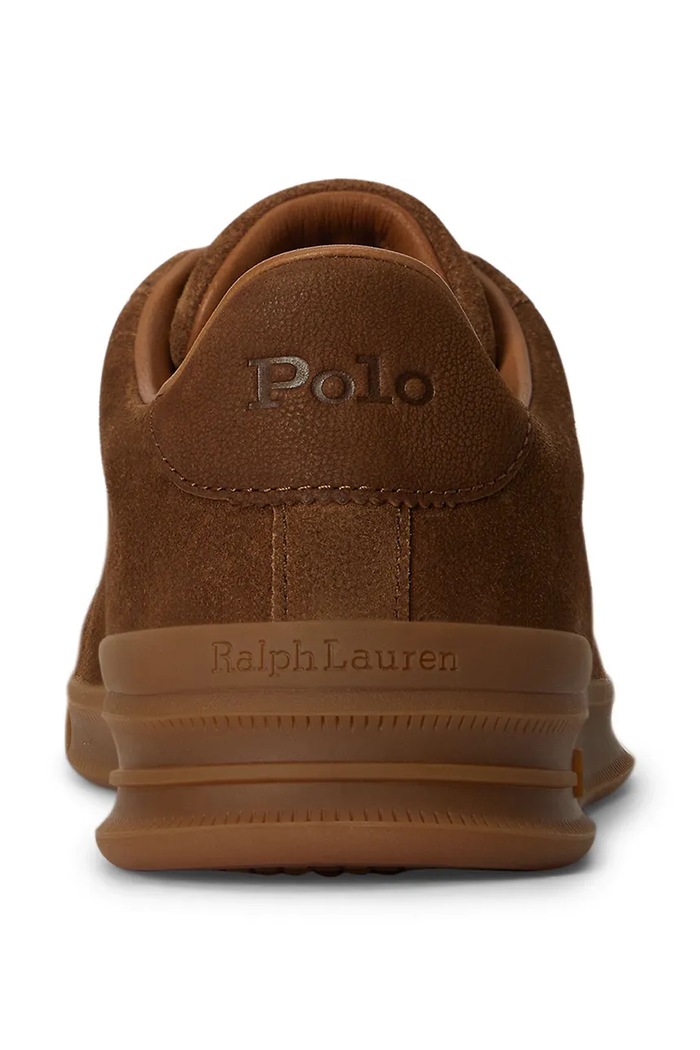 Hrt Crt III tenisice za žene od brušene kože Polo Ralph Lauren 809P15744003.200 smeđa
