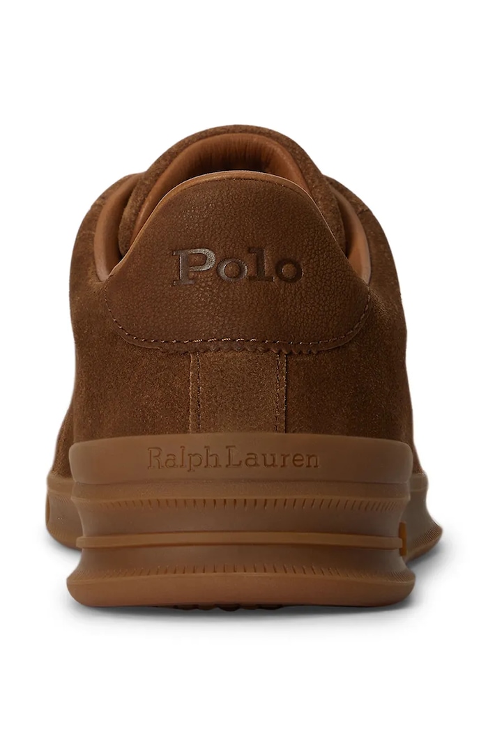 Hrt Crt III tenisice za žene od brušene kože Polo Ralph Lauren 809P15744003.200 smeđa