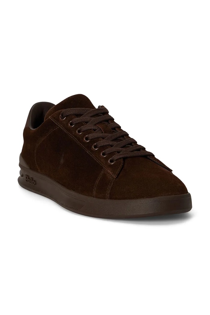 Polo Ralph Lauren Hrt Crt III tenisice od brušene kože 809P15744002.200 smeđa AW26