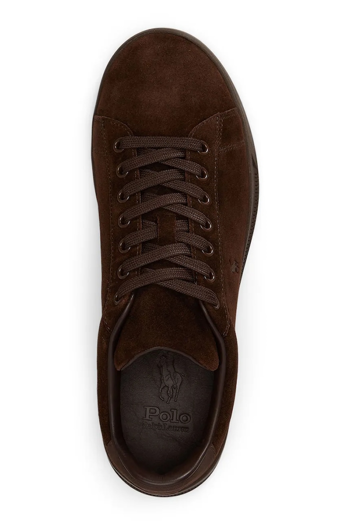 Obuća Polo Ralph Lauren Hrt Crt III tenisice od brušene kože 809P15744002.200 smeđa