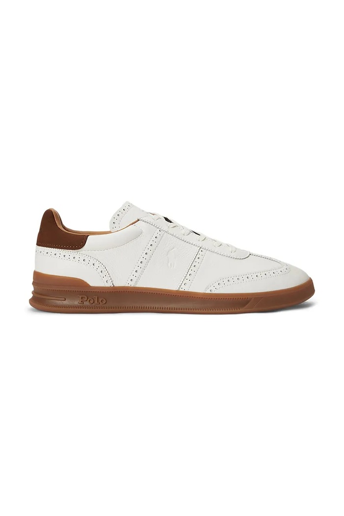 Polo Ralph Lauren Hrt Aera Bro sneakers dámske kožené biela 809P15727001.100