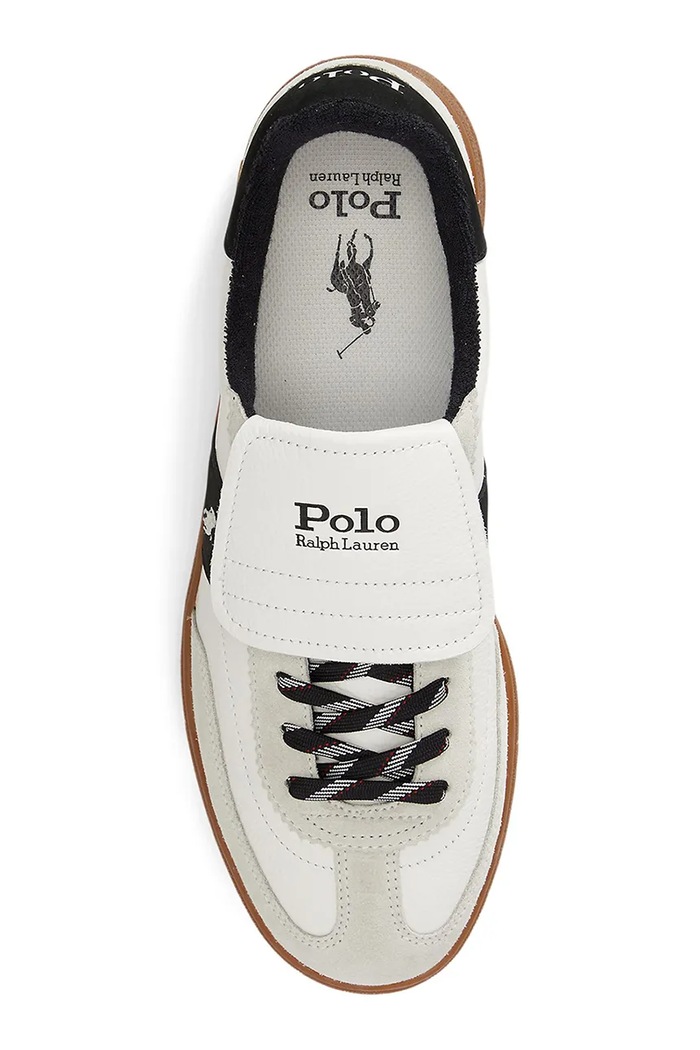Παπούτσια Polo Ralph Lauren Bedford Ppft sneakers δερμάτινα 809P15675002.100 λευκό