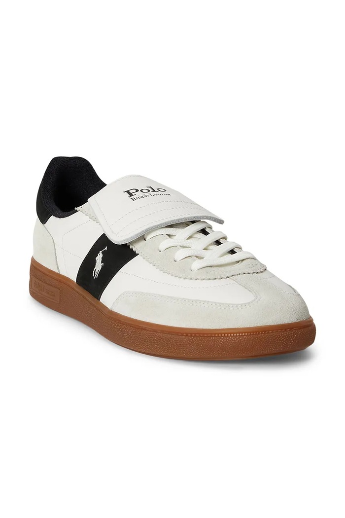Bedford Ppft sneakers δερμάτινα Polo Ralph Lauren λευκό 809P15675002.100