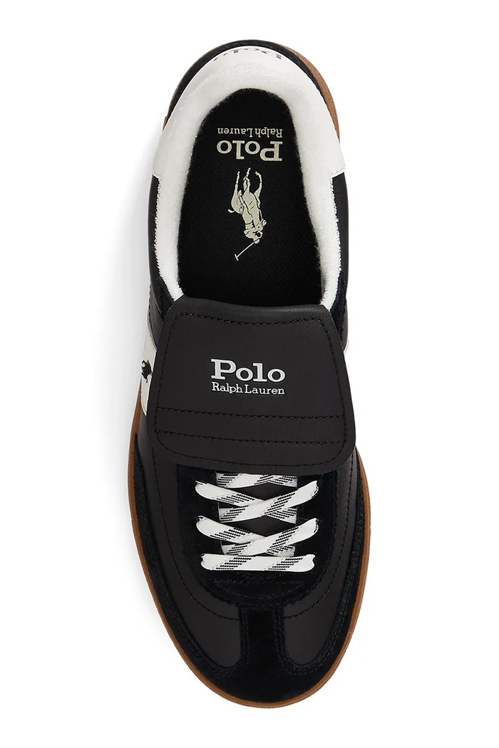 Obutev Polo Ralph Lauren Bedford Ppft superge semišaste 809P15675001.001 črna
