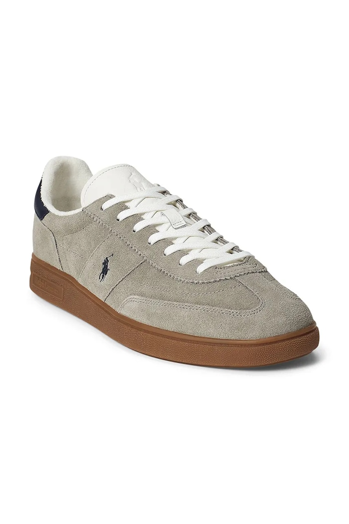 Polo Ralph Lauren Bedford Pp sneakers semišové 809P09753004.020 sivá AW26