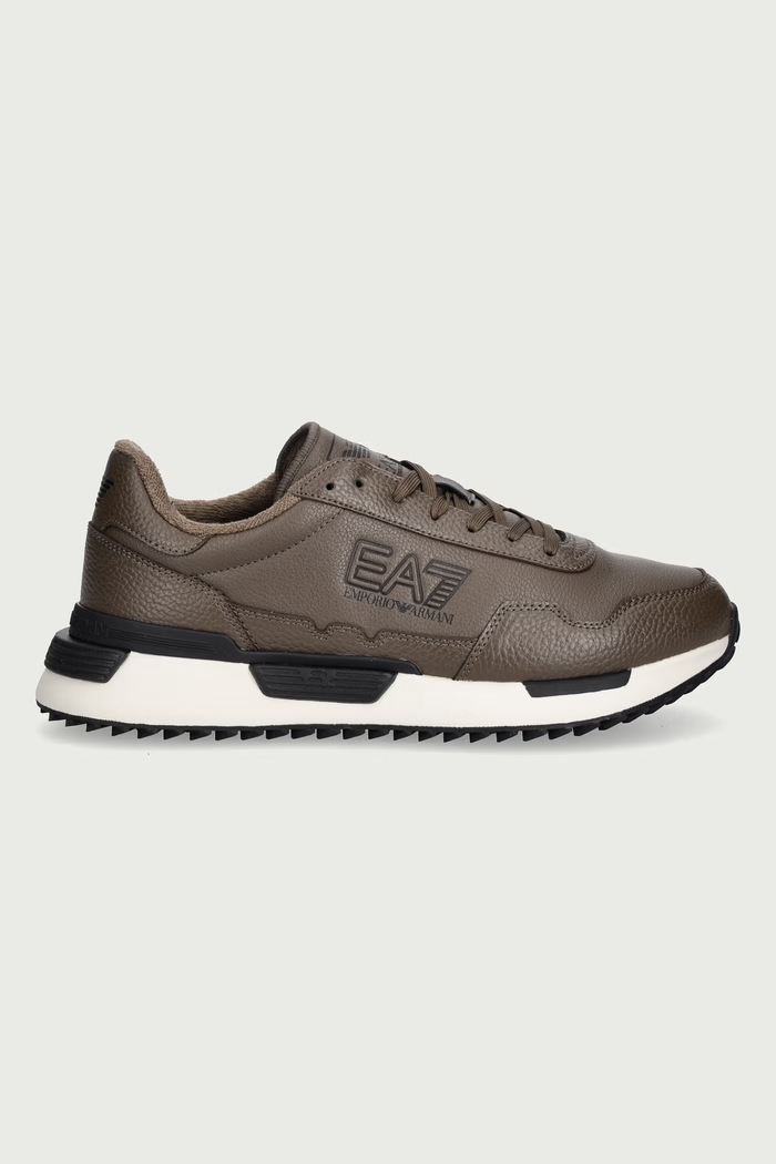 EA7 Emporio Armani Sneakersy AF28088.7X000873 brązowy AW26
