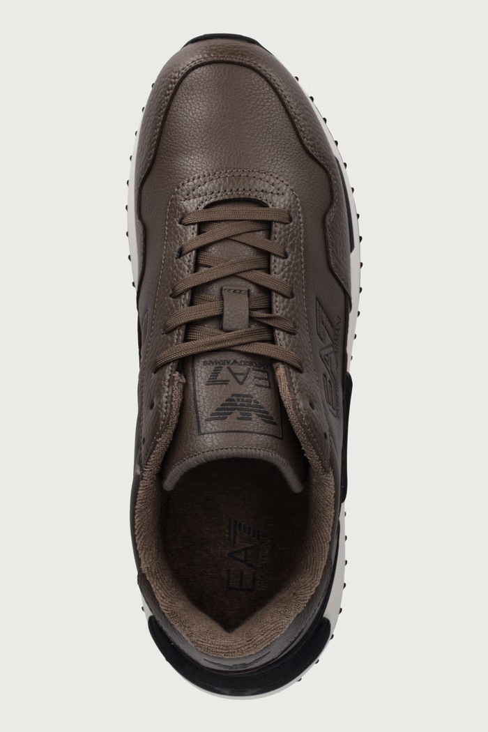 Sneakersy EA7 Emporio Armani AF28088.7X000873 brązowy