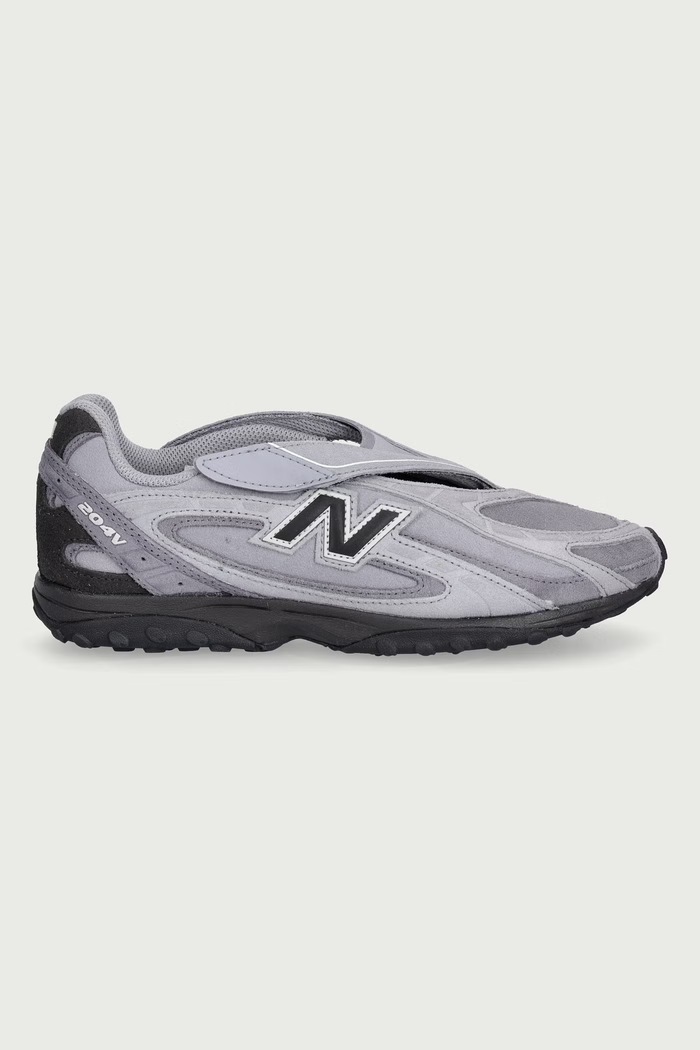New Balance 204 sneakersy do biegania skórzane U204VACV szary AW26