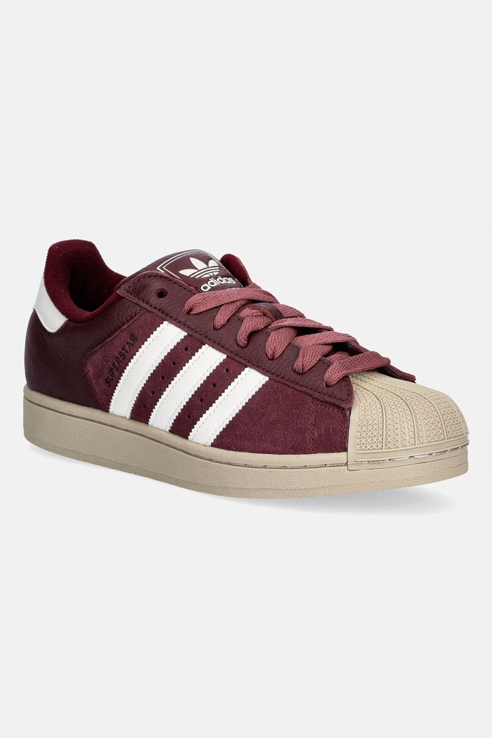 adidas Originals Superstar II sneakers boty burgundské KJ9949