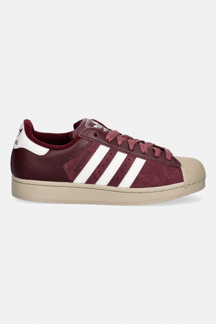 adidas Originals Superstar II sneakers boty KJ9949 burgundské AW26