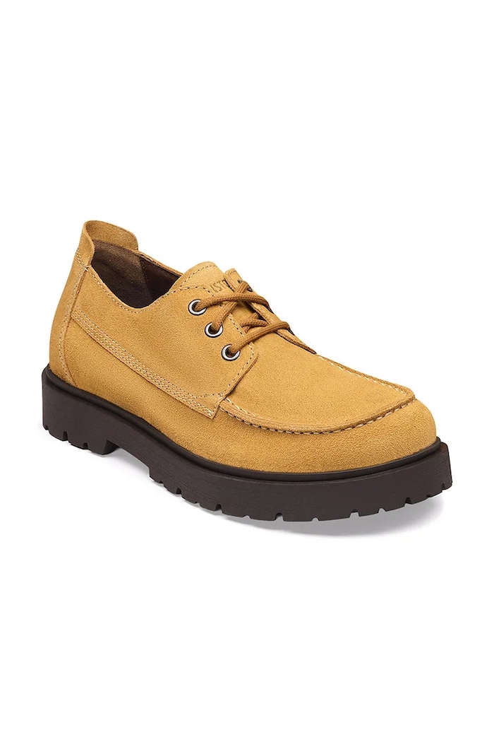 Birkenstock Polobotky semišové Highwood Moc Lace Suede Leather 1033193. hnědá AW26