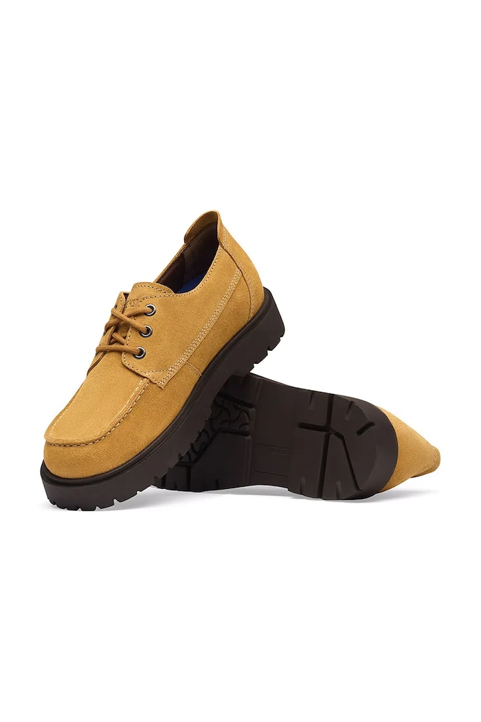 Birkenstock Polobotky semišové Highwood Moc Lace Suede Leather hnědá 1033193.