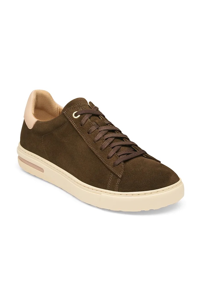 Birkenstock Bend Low Suede Leather sneakers semišové 1032658 hnedá AW26
